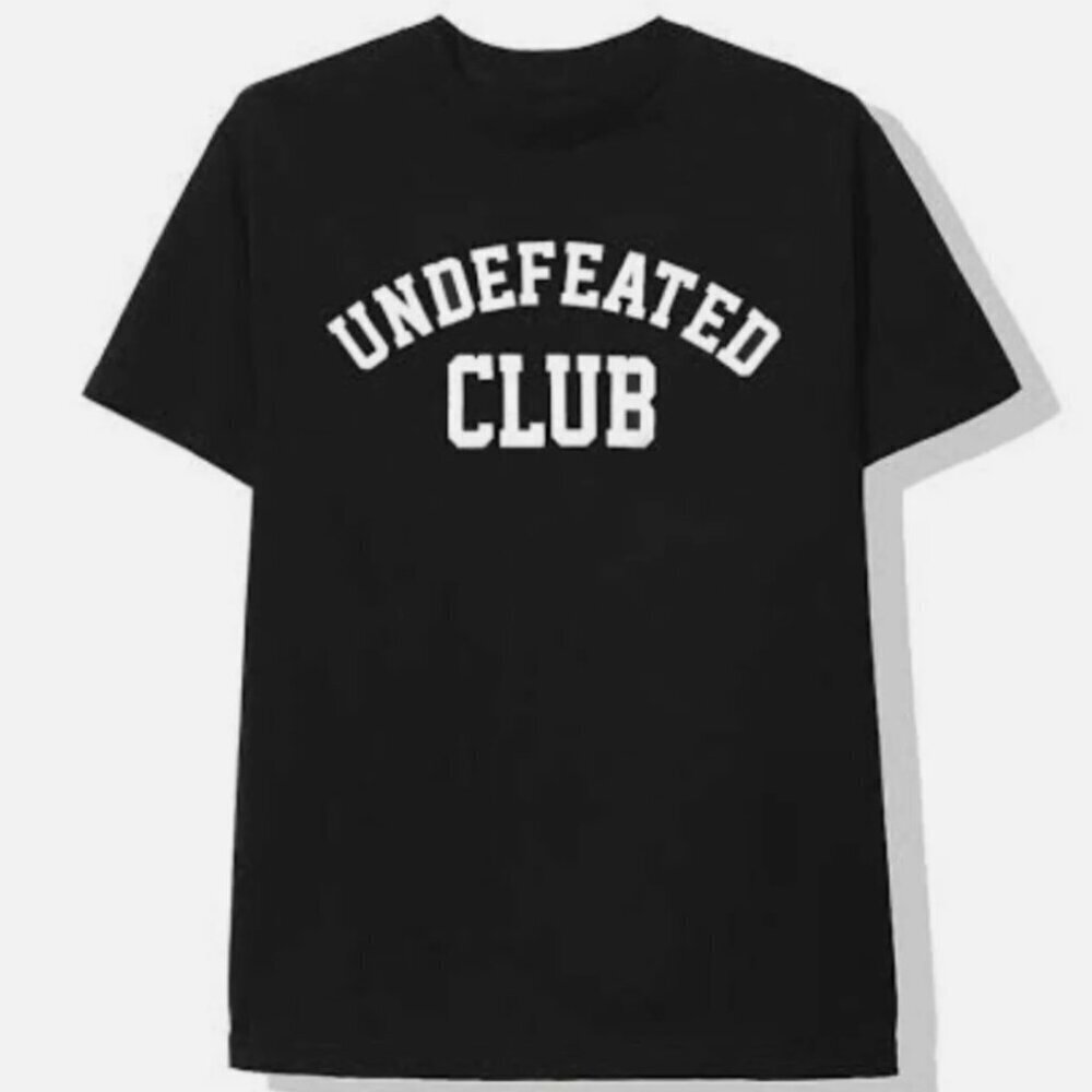 Anti Social Social Club X Undefeated "Club Undefeated" Tee Black 100% authentic